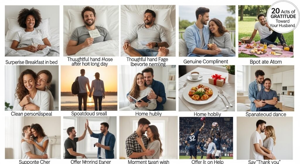 20 Acts of Gratitude Toward Your Husband